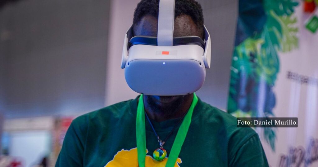 Estand COP15 realidad virtual. Foto: Daniel Murillo