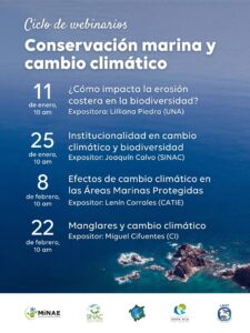 Ciclo de webinarios de Conservación marina y cambio climático